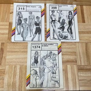 Vintage Stretch & Sew Body Shapers Training Gear Maillot & Bikini Sewing Pattern